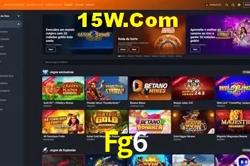 Interface moderna da plataforma Fg6